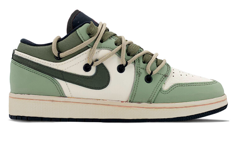 Кроссовки Vintage Jordan Air Jordan 1, зеленый — фото 3