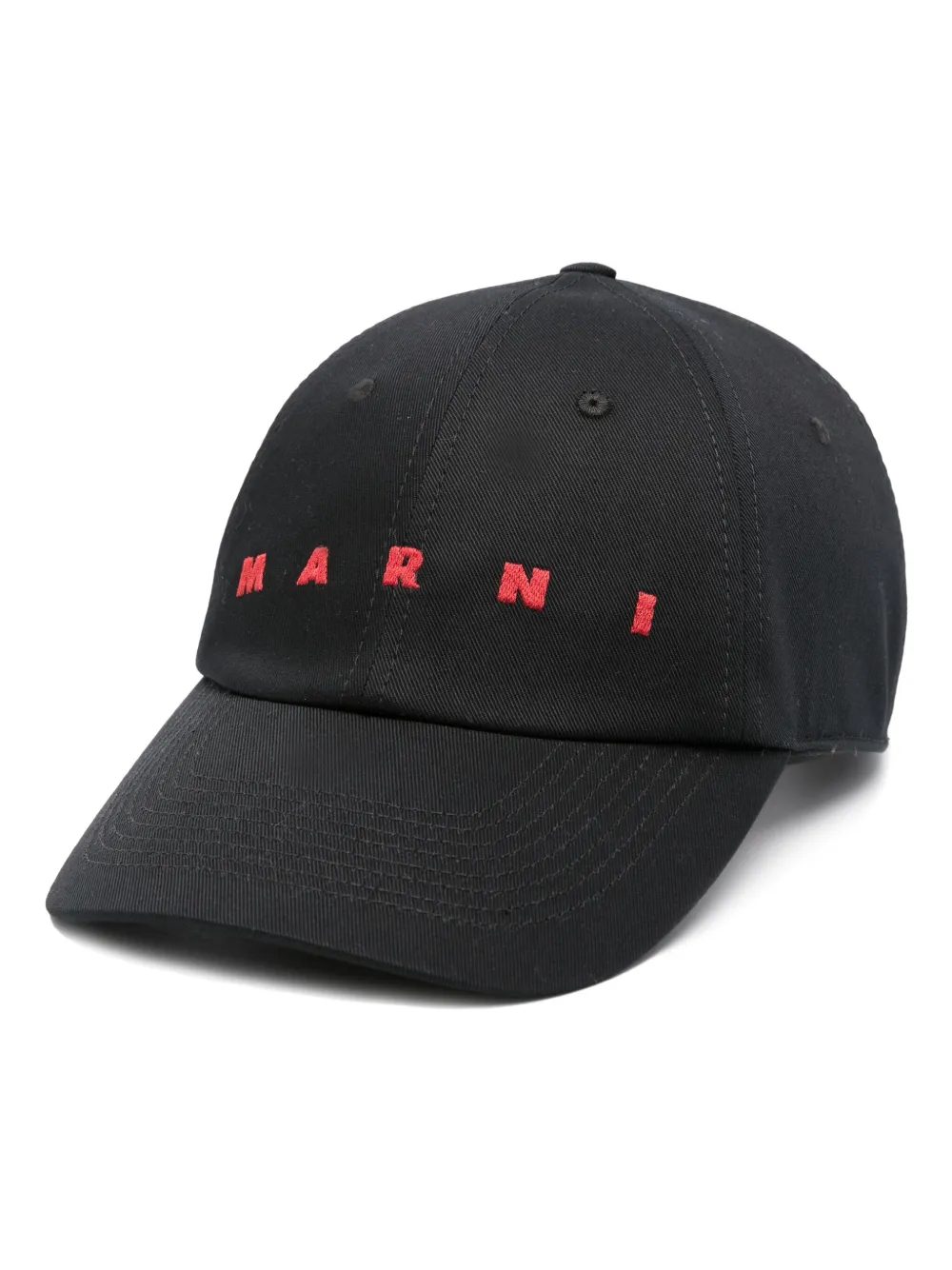 

Бейсболка с вышитым логотипом Marni, черный