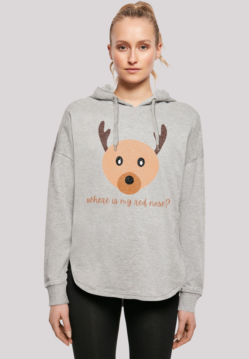 

Толстовка RED NOSE WEIHNACHTEN - Hoodie F4NT4STIC, серый