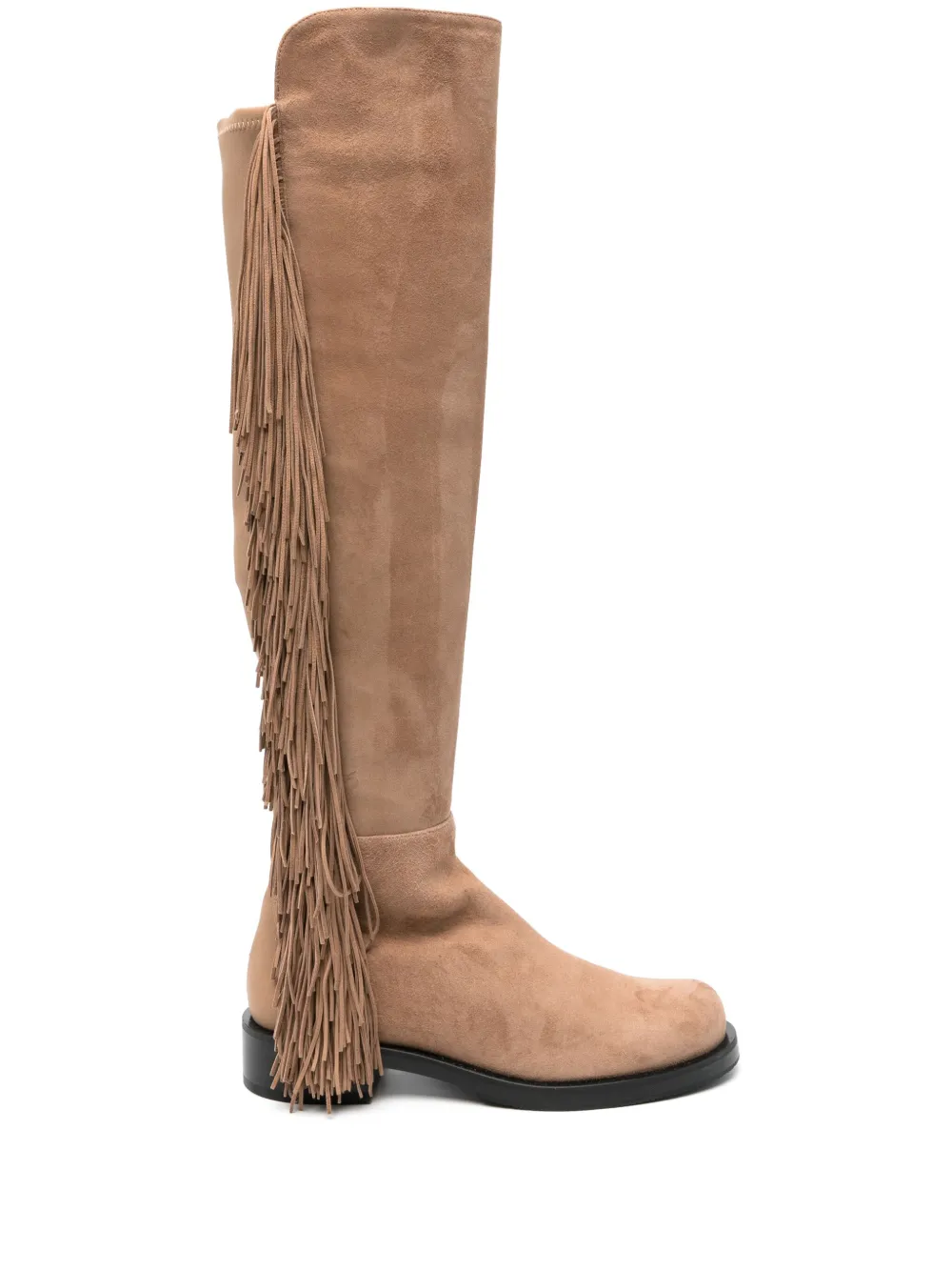 Сапоги 5050 Bold Crystal Fringe 40 Stuart Weitzman, коричневый