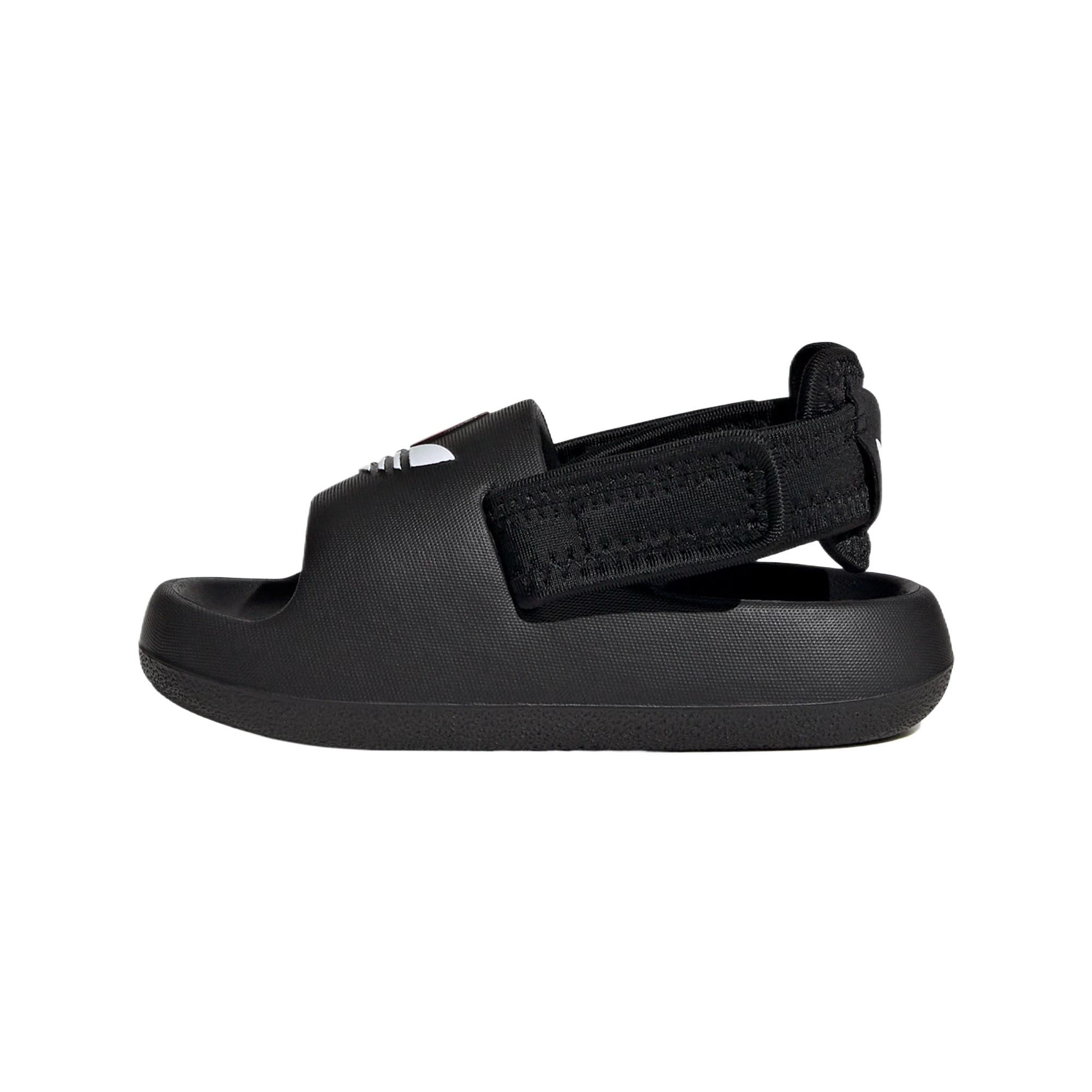 Обувь для малышей ADIFOM ADILETTE для младенцев и малышей Adidas Originals, черный — фото 3