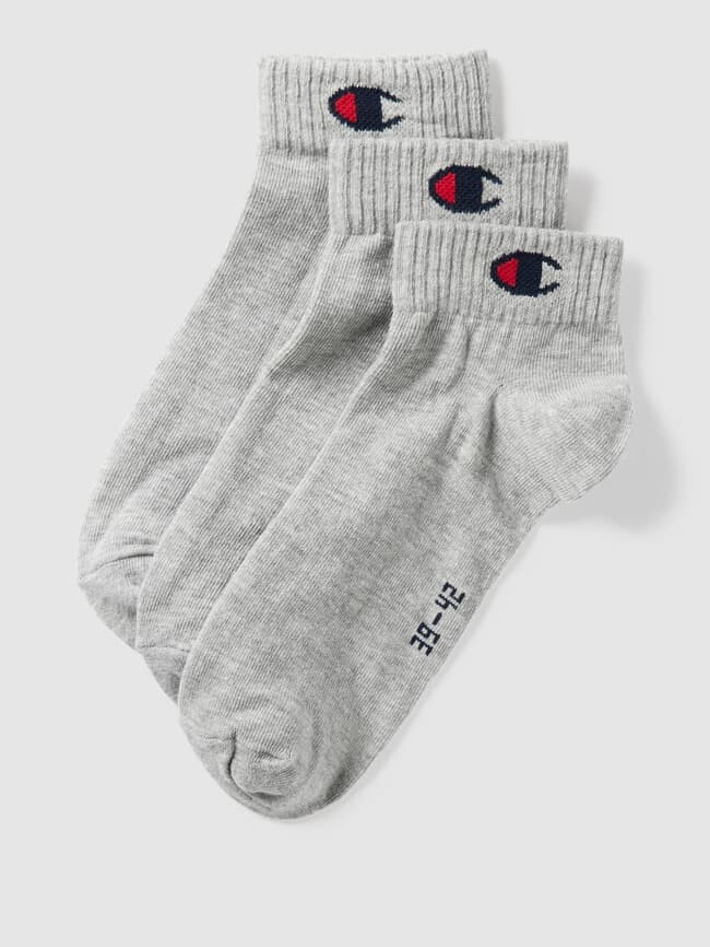 

Носки с этикеткой, в упаковке 3 шт., модель Quarter Sock CHAMPION, серый
