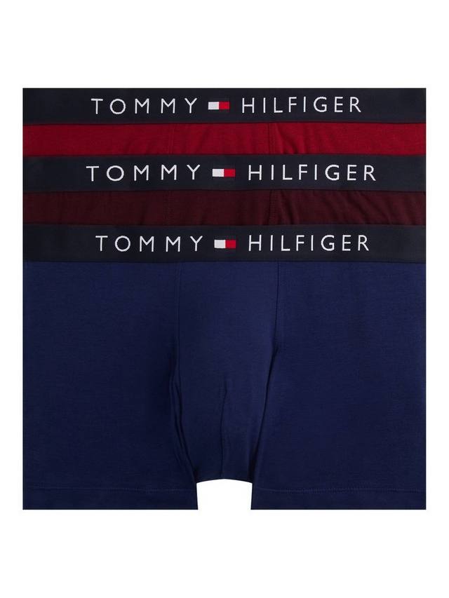 

Трусы с широкой резинкой из хлопковой смеси Tommy Hilfiger, Pack of 3, Multi