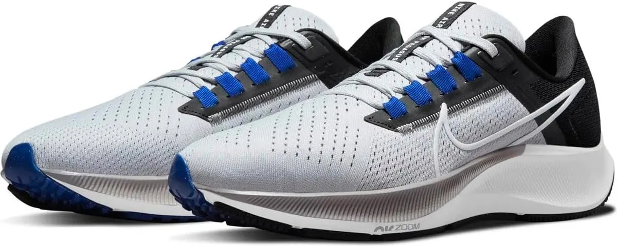 Мужские кроссовки NIKE Air Zoom Pegasus 38, белый/черный/серый — фото 3