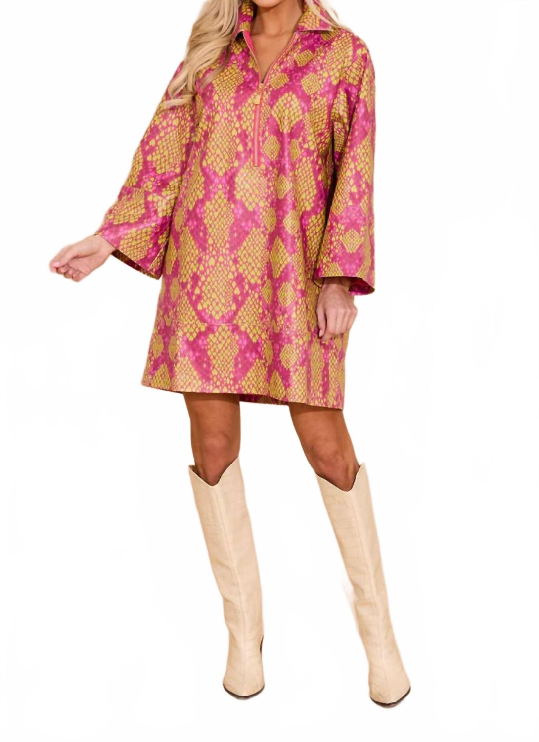 

Платье Дакоты из змеи Alden Adair, serpent