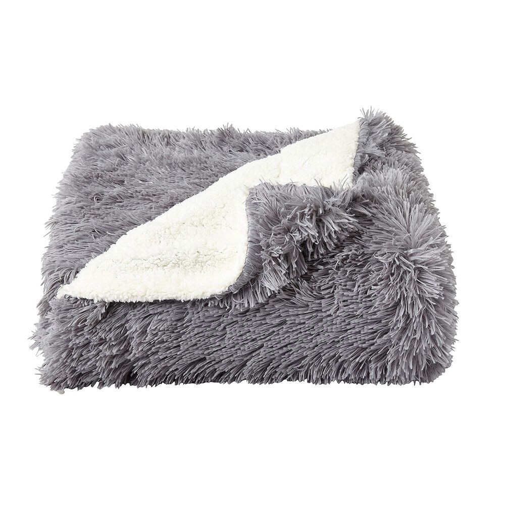 

Одеяло из искусственного меха Portsmouth Home, цвет Dark Gray