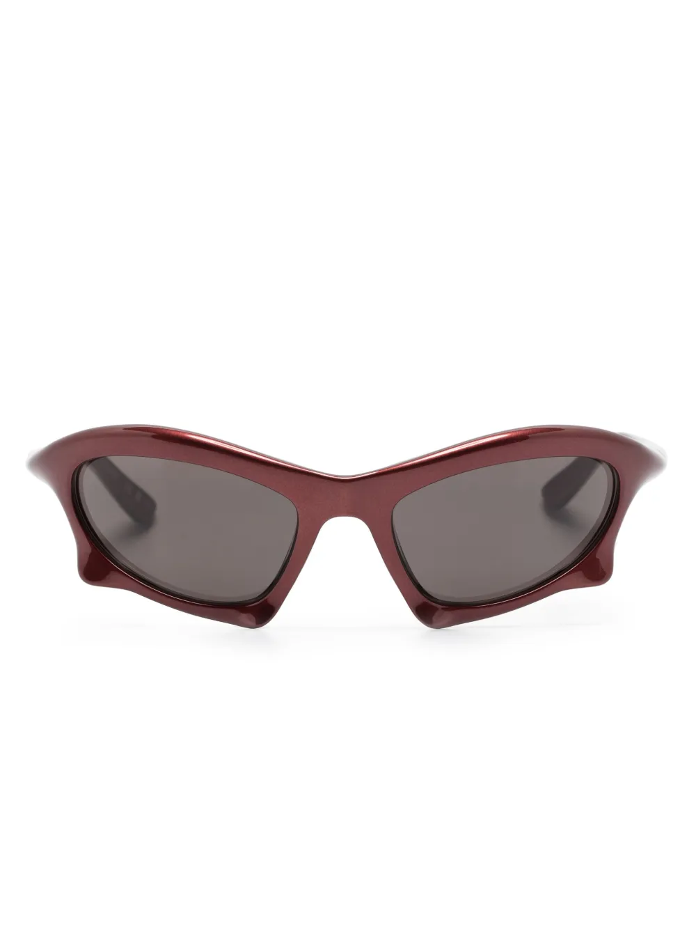 

Солнцезащитные очки Bar в прямоугольной оправе Balenciaga Eyewear, красный