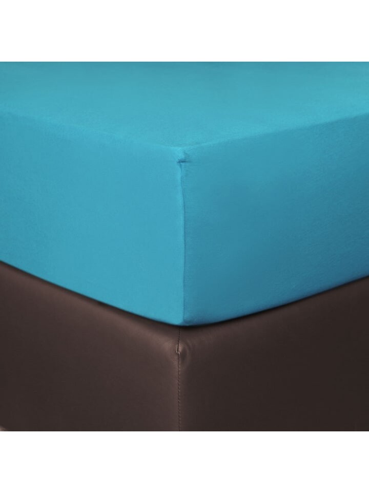 

Простыня BettwarenShop Boxspring, бирюзовый