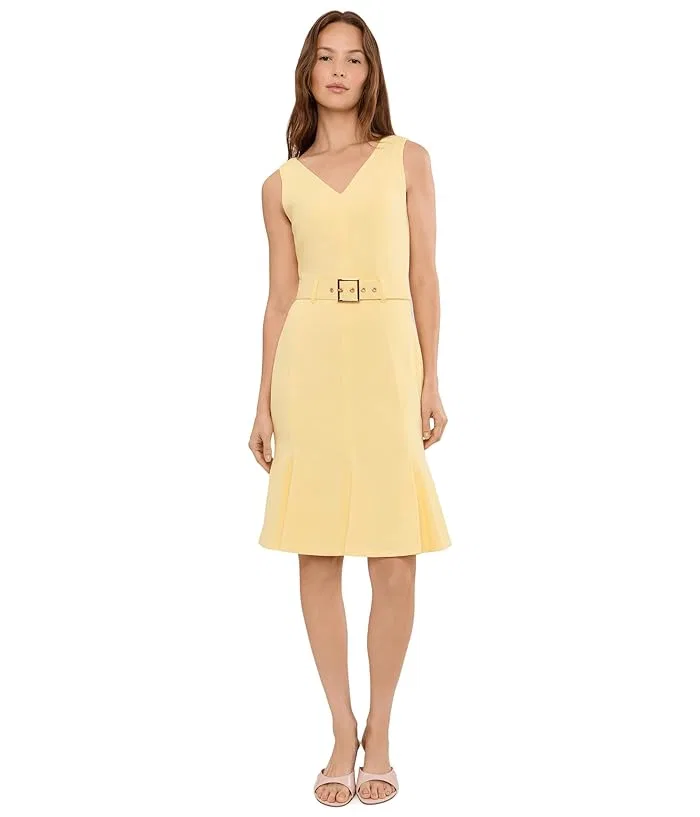 Платье с запахом без рукавов Calvin Klein, Light Blue
