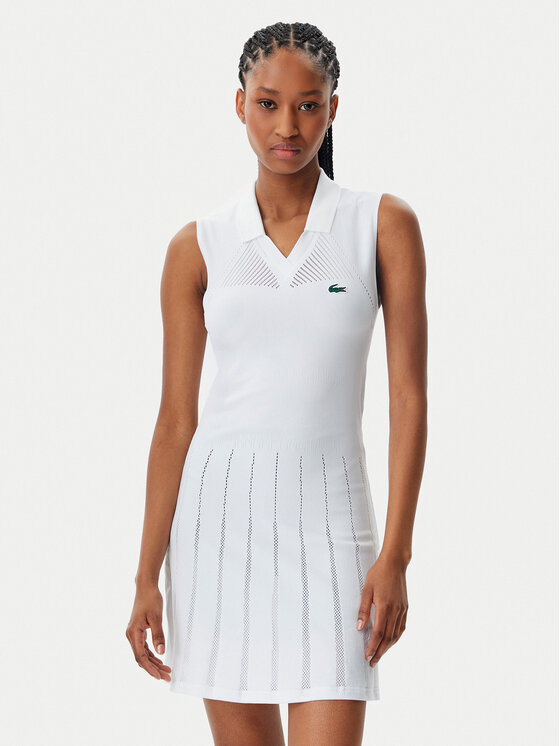 

Теннисное платье облегающего кроя EF0615 Lacoste, белый