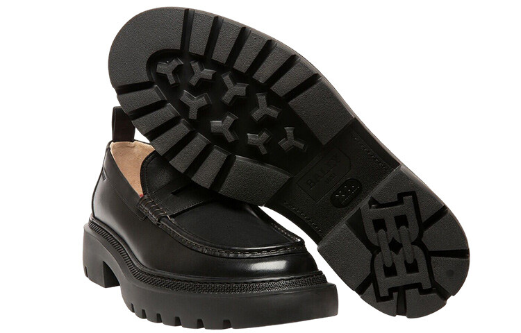 Мужские туфли BALLY Men's Casual Shoes Men Low-Top Black — фото 4