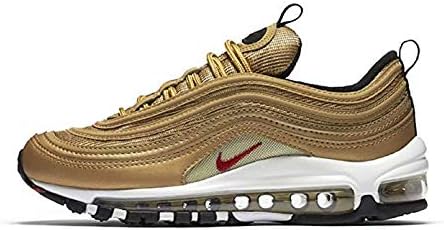 Мужские кроссовки для бега Nike Air Max 97 (GS) Competition, белый/черный/красный/золотой — фото 2