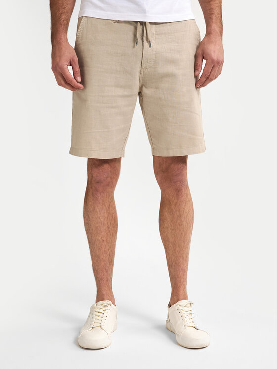 

Шорты из ткани slim fit M-1050-SHO538 Petrol Industries, бежевый