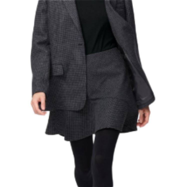 

Короткая юбка Clare Waight Keller C Collection FW25 Casual UNIQLO, серый