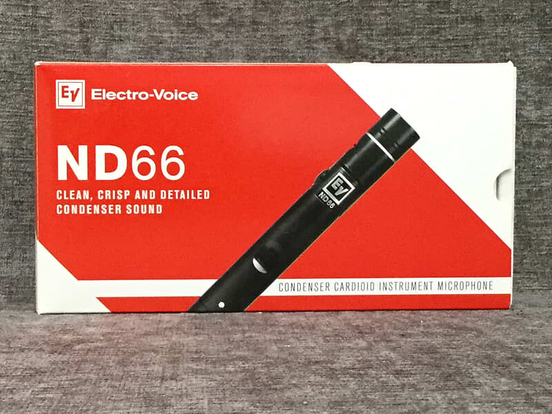 

Конденсаторный микрофон Electro-Voice ND66 Small-Diaphraghm Cardioid Condenser Microphone