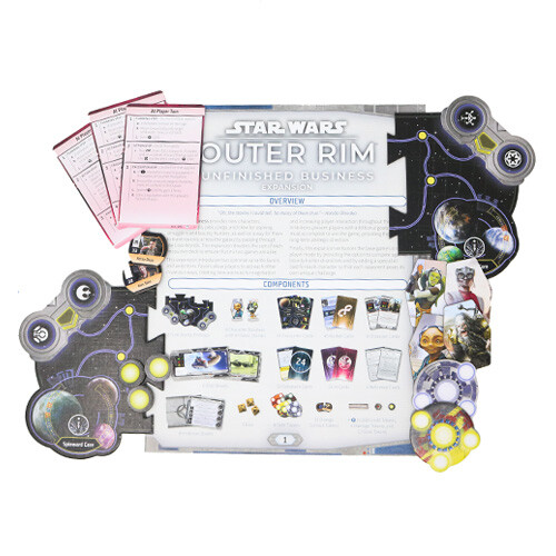 Настольная игра Star Wars: Outer Rim – Unfinished Business Expansion Fantasy Flight Games — фото 2
