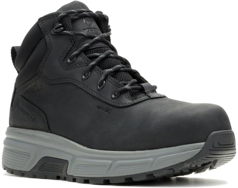 

Мужские ботинки Wolverine Ride Performance Wedge Mid с технологией Carbonmax, черный