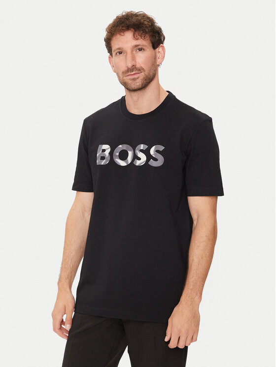 

Футболка стандартного кроя Boss, черный