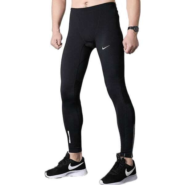 Спортивные штаны, обтягивающие леггинсы, Nike, черный — фото 2