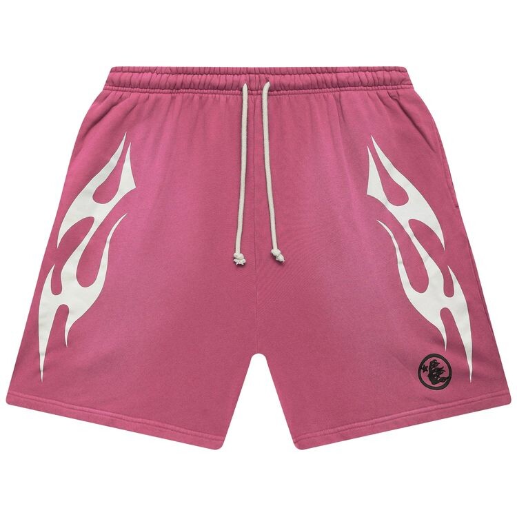 

Шорты Hellstar Flame Shorts Pink, розовый