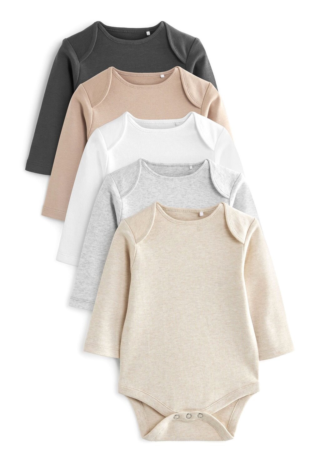 

Боди ESSENTIAL BABY LONG SLEEVE BODYSUITS 5 PACK Next, цвет neutral