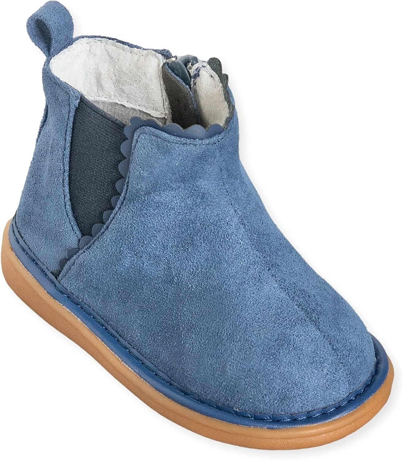 

Маленькие пищательные ботинки для малышей с съемным пищалком в ярких стилях и цветах для мальчиков и девочек Wee Squeak, Cameron Navy