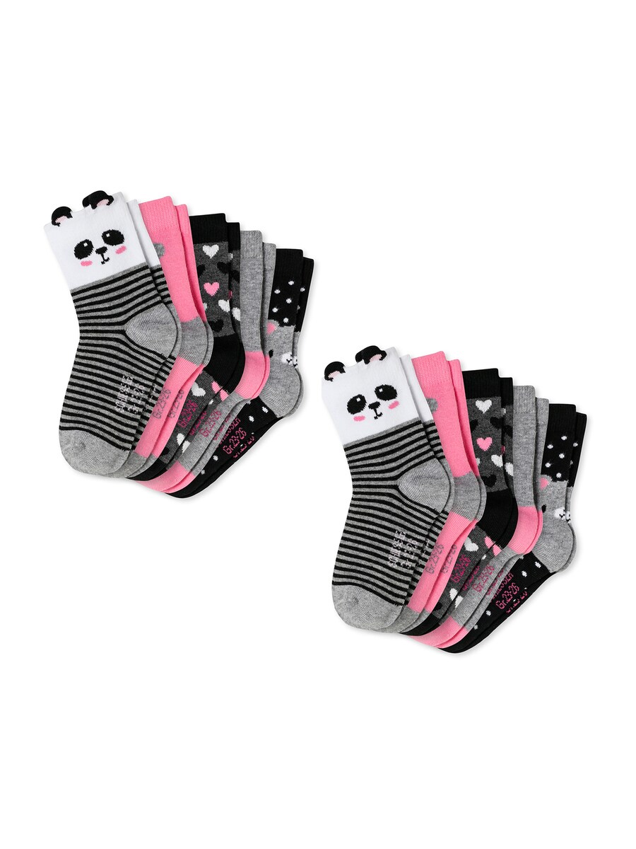 

Носки uncover by SCHIESSER Fun & Hobby, цвет Grey/Pink