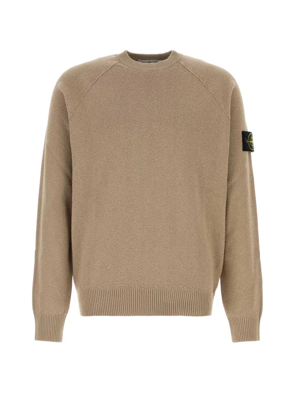 Хлопковый свитер с эмблемой компаса Stone Island, нейтральный