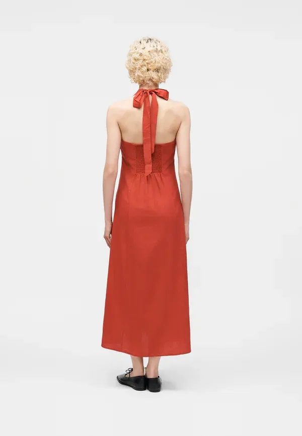 Платье макси на бретелях Gap, chakra red, цвет чакра красный — фото 3