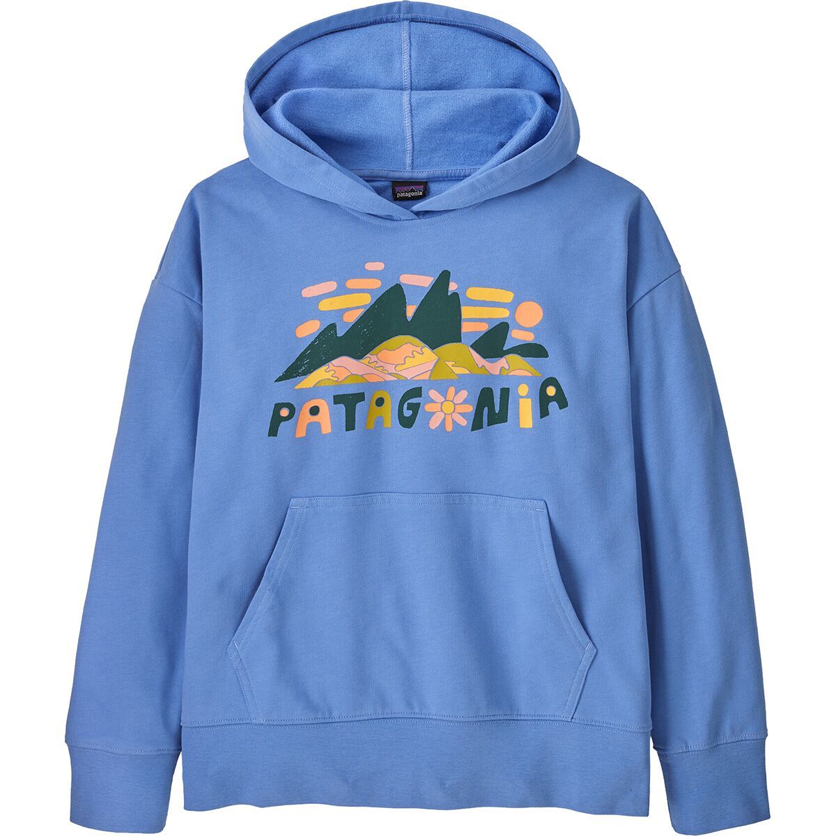 

Детская худи с капюшоном Patagonia, синий