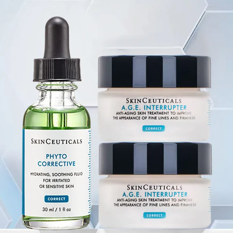 SKINCEUTICALS Набор сывороток для ремонта и увлажнения кожи, 30 мл + 15 мл + 15 мл, Three-Piece Set: Repairing Serums 30ml+Moisturizing Cream 15ml*2 — фото 3