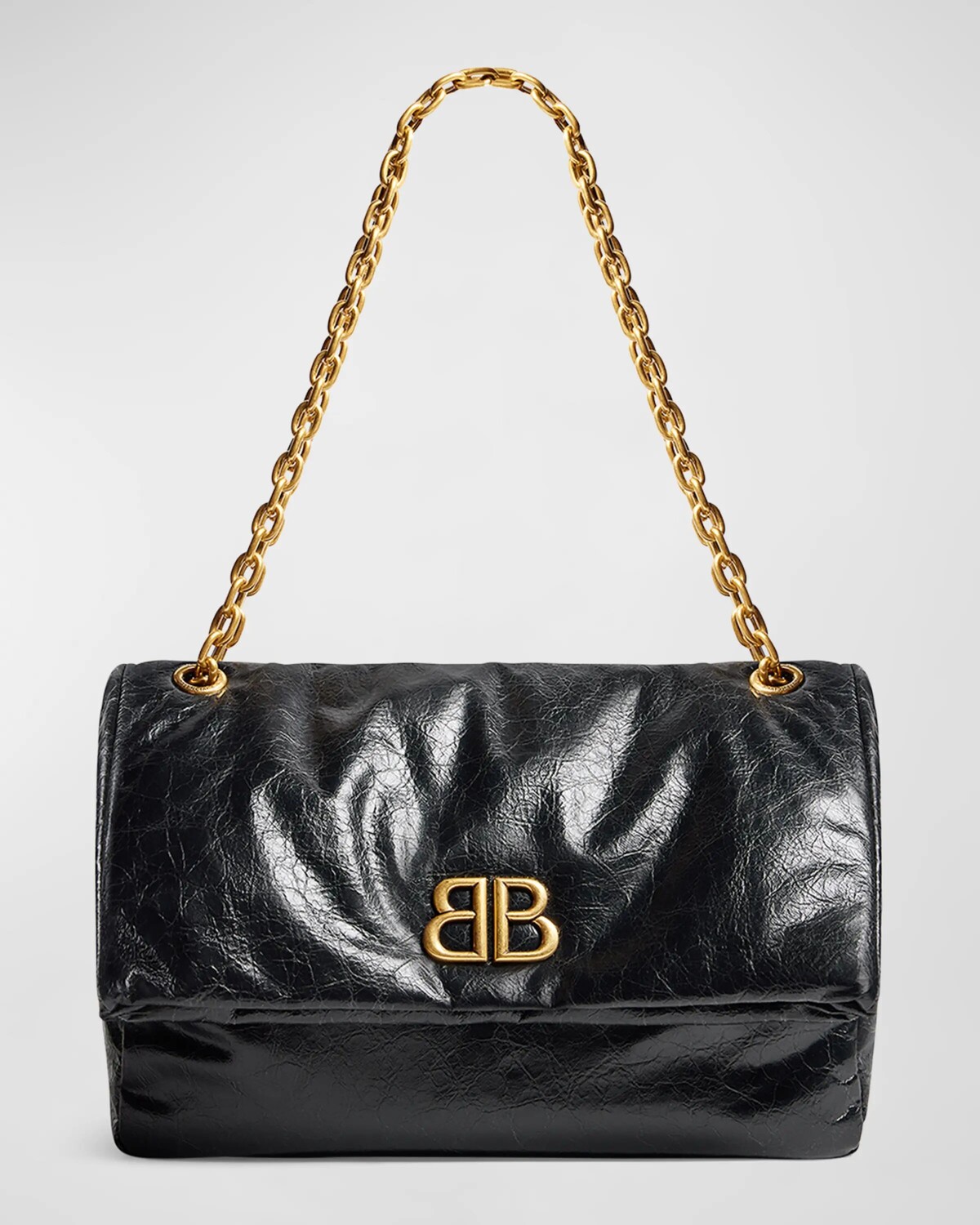 

Сумка-цепочка Monaco среднего размера Balenciaga, цвет 1000 Black