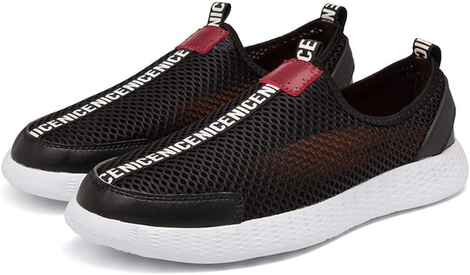

Мужские летние дышащие лоферы, модные сетчатые повседневные легкие полые туфли, комфортные езды на открытом воздухе, плоские стильные мокасины Asifn, черный