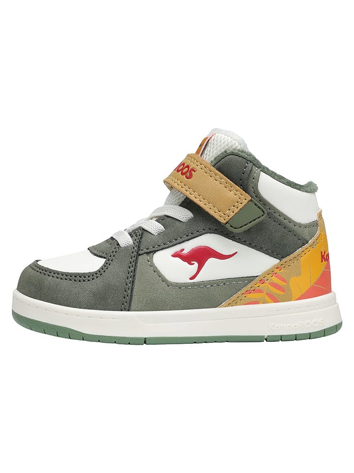 Кроссовки K-CPI Kalino Mid EV в белом/желтом/зеленом цвете Kangaroos — фото 3
