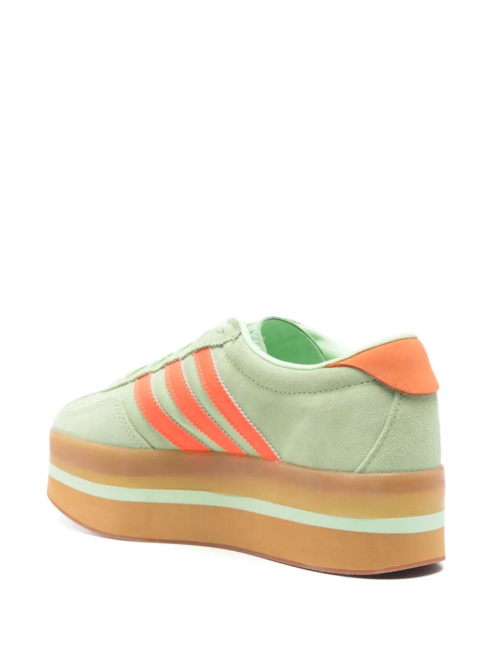 Кроссовки Gazelle Stack Adidas, зеленый — фото 3