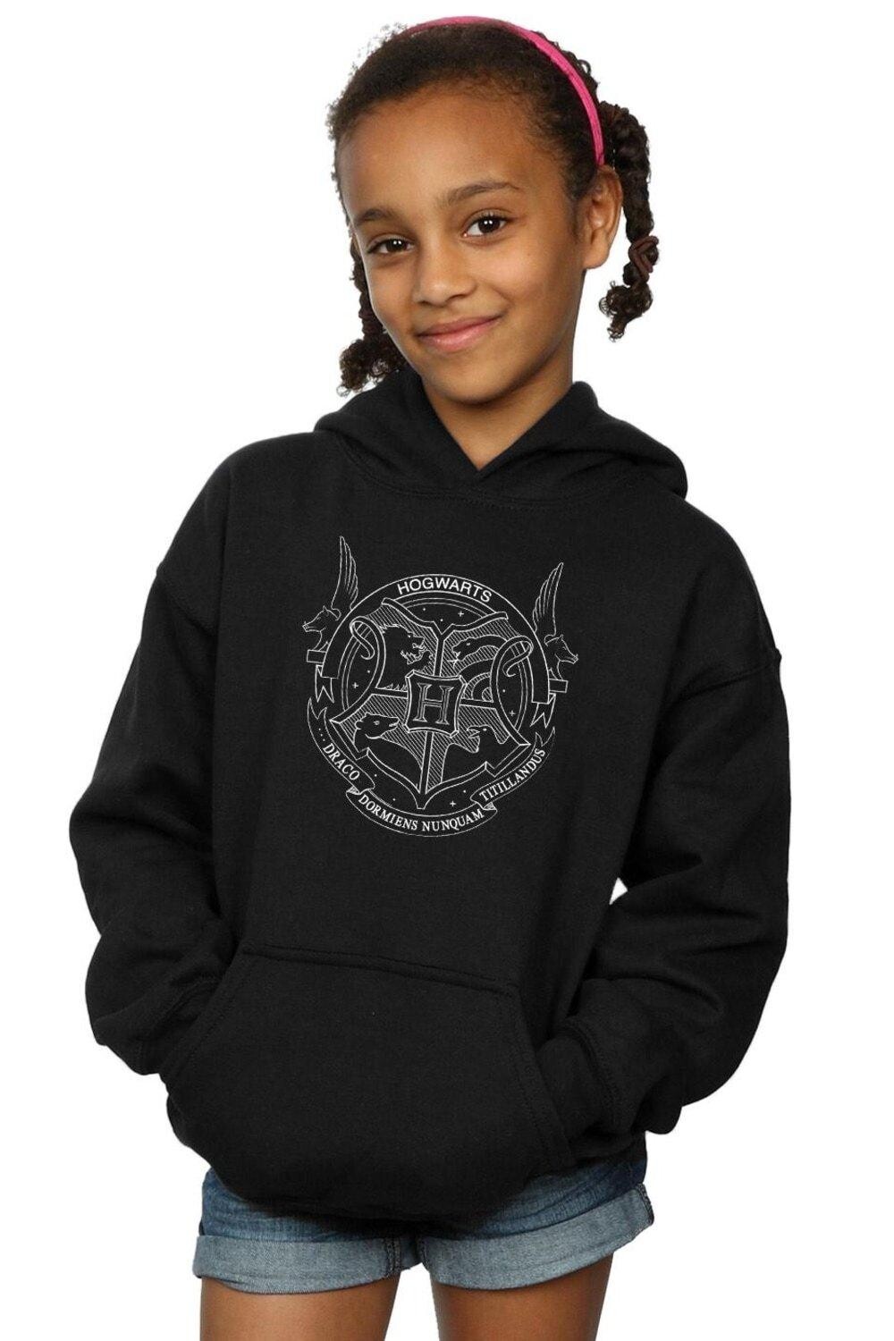 

Толстовка с капюшоном Хогвартса Harry Potter, черный