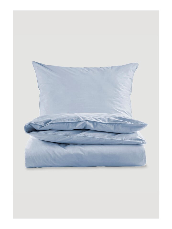 

Постельное белье Hessnatur Perkal Set aus reiner Bio Baumwolle, цвет graublau