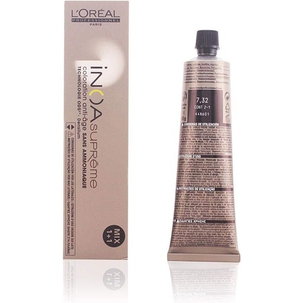 

Loreal Inoa Supreme 7.32 Блондинка с золотистым переливом 60мл, L'Oreal