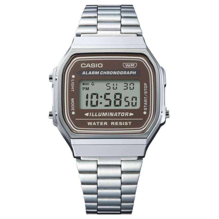 

Унисекс винтажная серия красные часы A168WA-5A CASIO