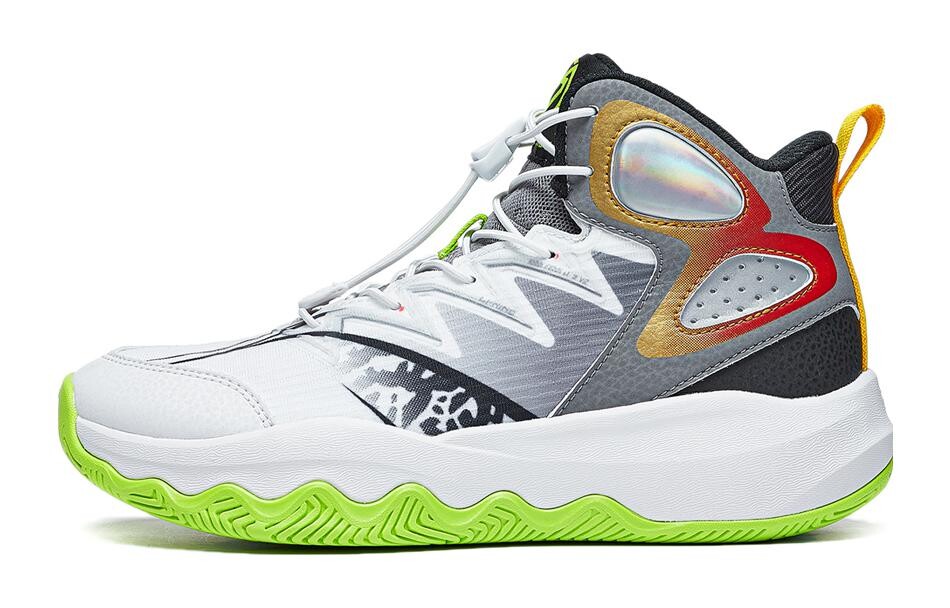 

Баскетбольные кроссовки Vanguard Primary 3.0 V2 для детей GS Low-top белые/серые/черные Lining Young, черный
