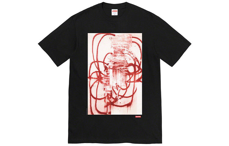 Футболка Supreme Christopher Wool 2001 с принтом, черный — фото 2