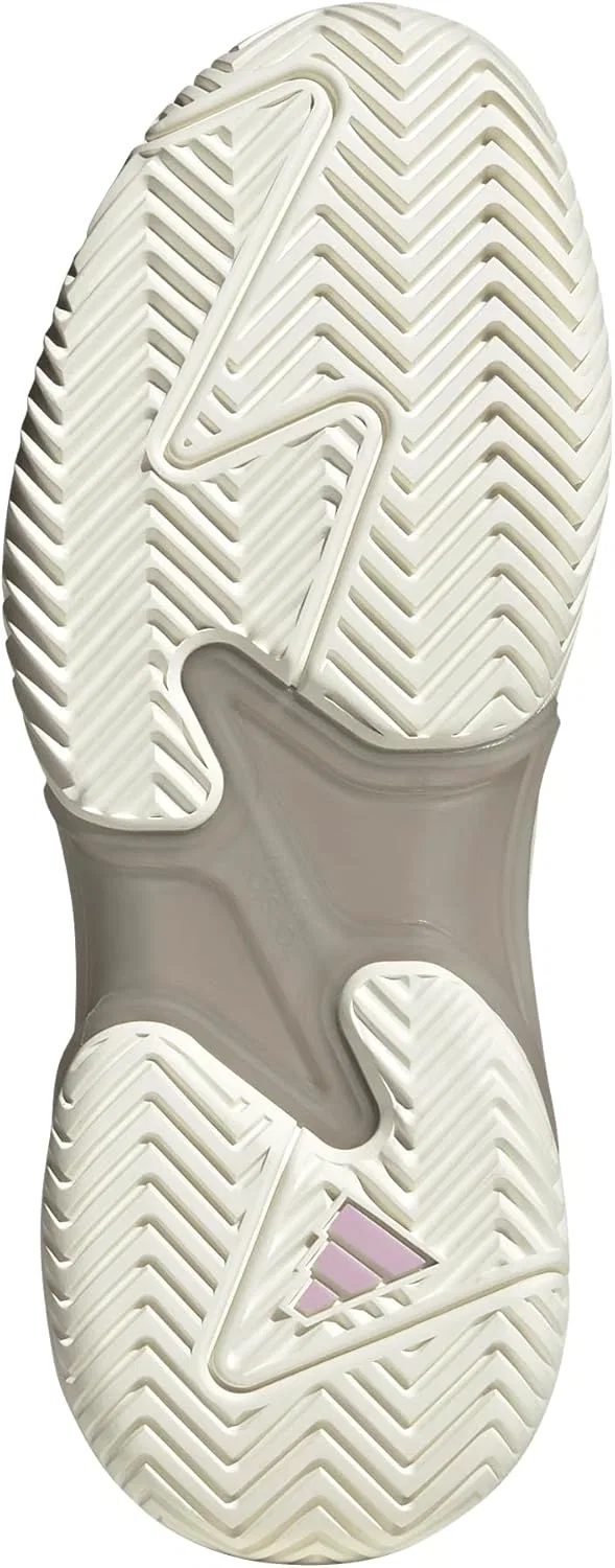 Кроссовки теннисные Adidas Barricade 13, белый/розовый — фото 4