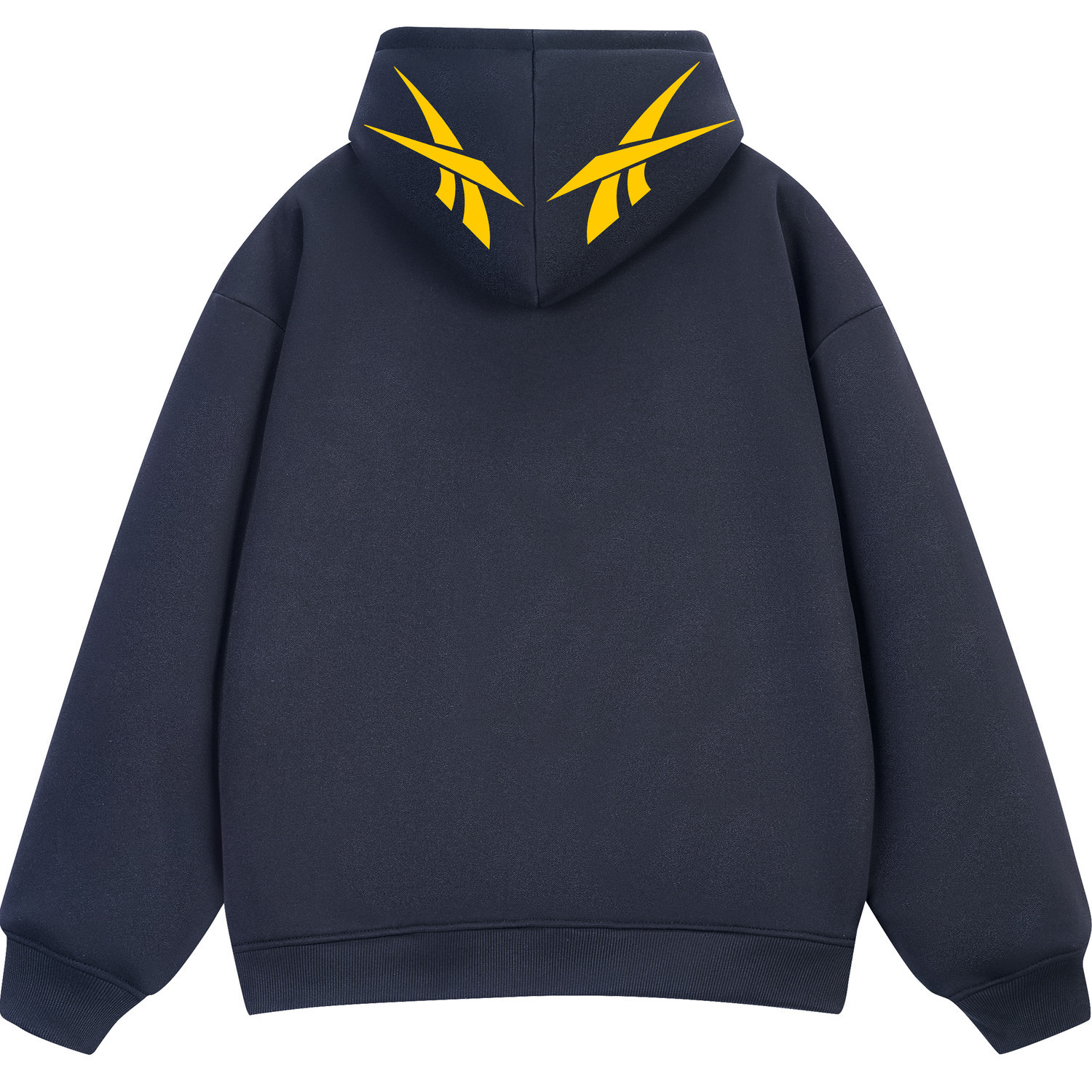 

Толстовки Unisex с капюшоном, средней плотности Reebok, темно-синий (желтый)[heavyweight thickened and fleece-lined]