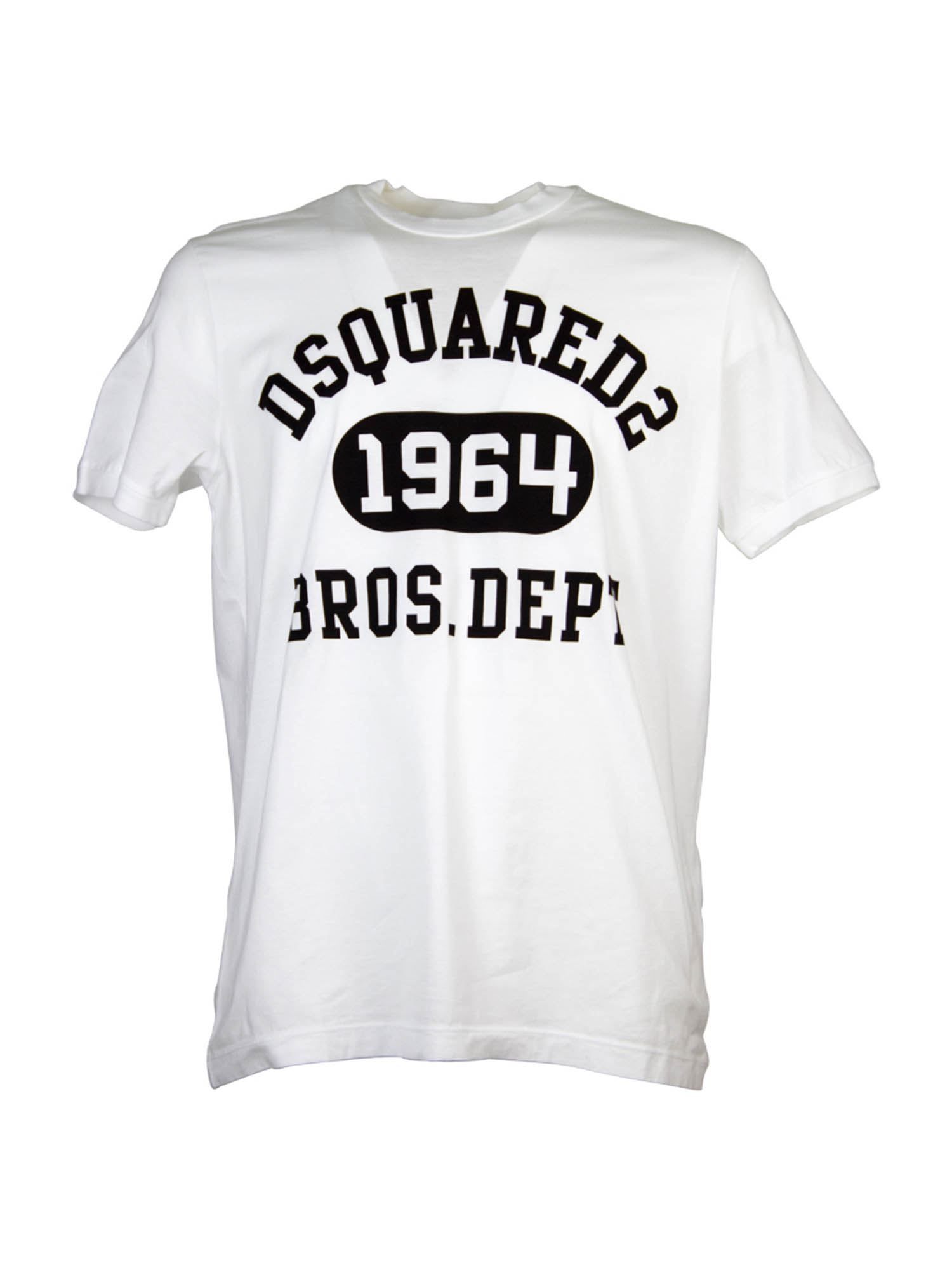 

Белая хлопковая мужская футболка Dsquared2