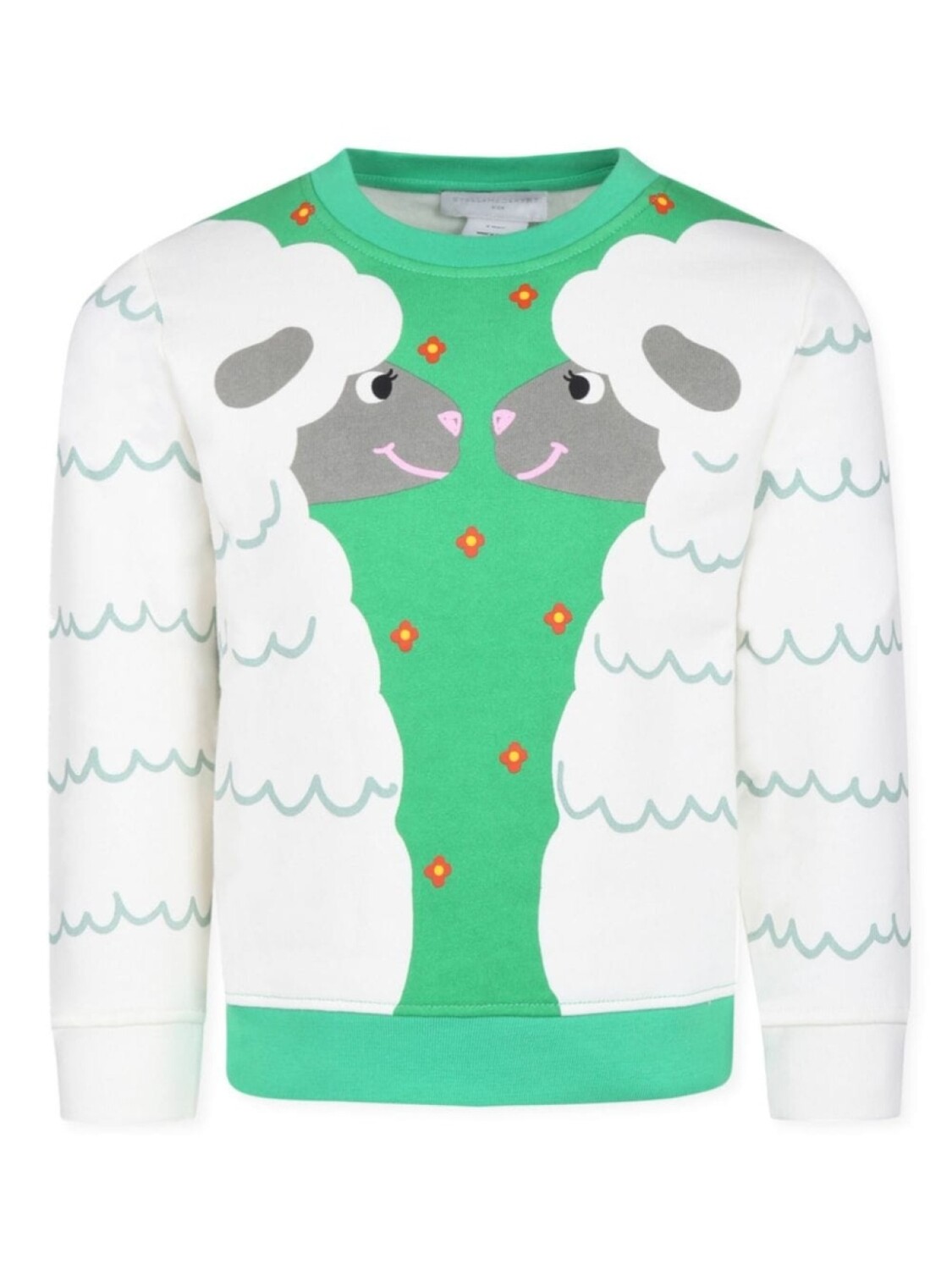 

Stella McCartney Kids толстовка из органического хлопка с графическим принтом, зеленый