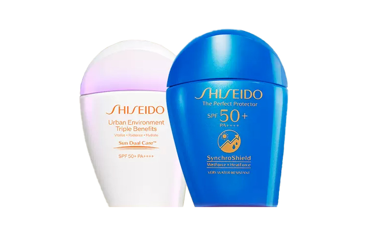 SHISEIDO ZISHENGTANG Blue Chubby Pink Chubby новый солнцезащитный набор от Xinyang солнцезащитный уход за кожей UV защита 2 бутылки — фото 2