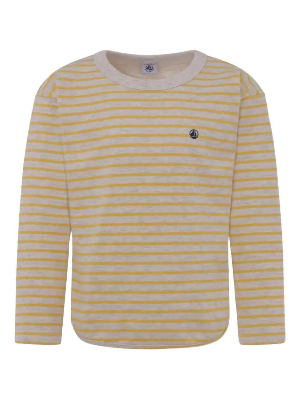 

Полосатая футболка с длинным рукавом Petit Bateau, нейтральный