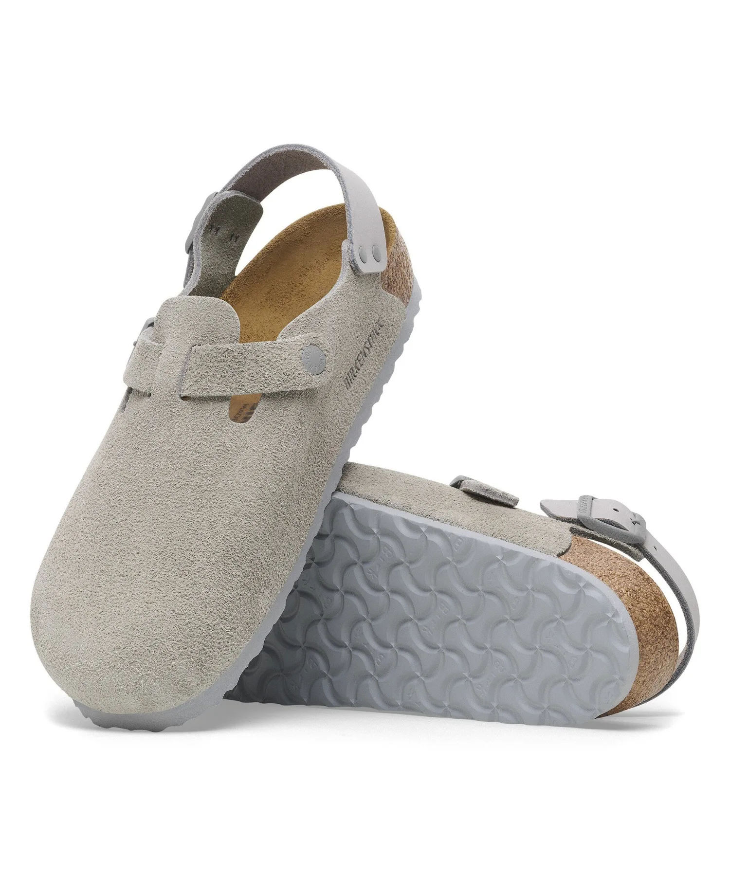 Сандалии BIRKENSTOCK Tokio Suede Stone Coin — фото 2