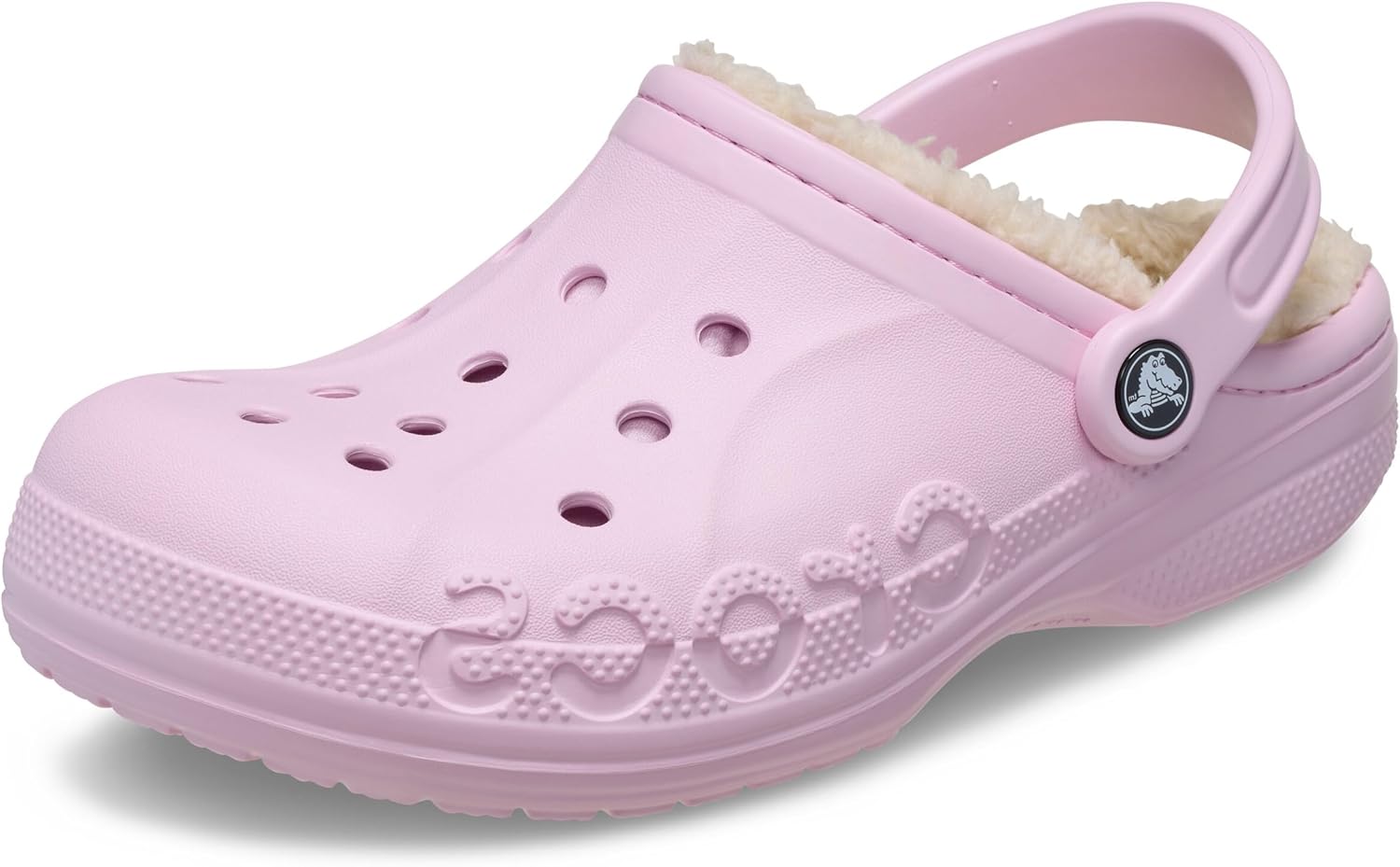 

Унисекс сабо Crocs Baya с платформой и внутренней подкладкой, розовый