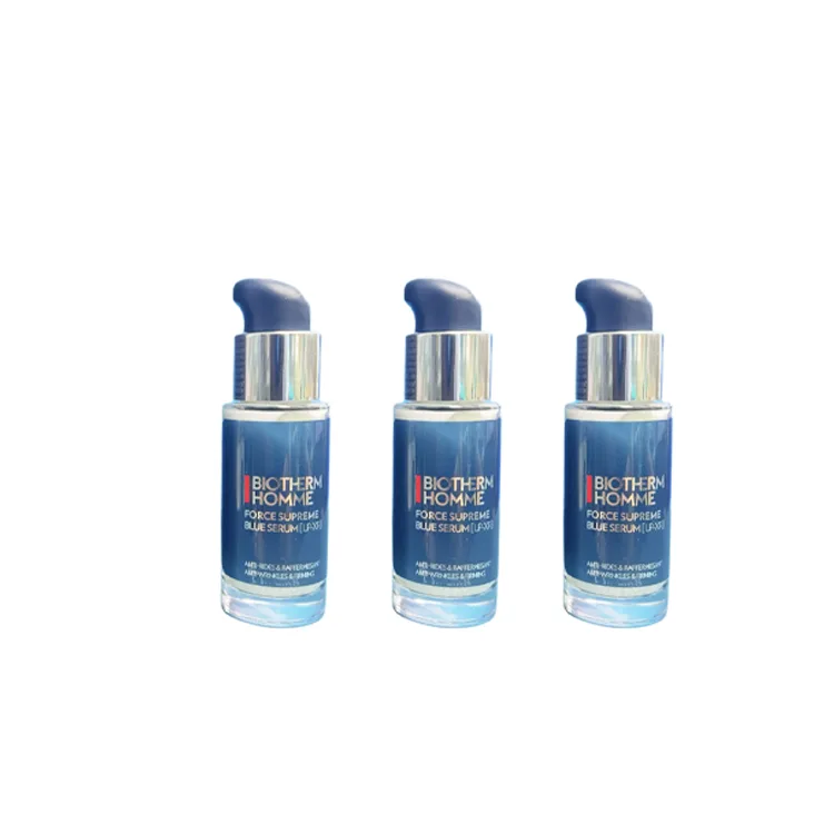 BIOTHERM Blue Diamond мужской набор пробников сыворотки и лосьона для уменьшения морщин, подтяжки, увлажнения и восстановления, Pro Edition 18ml*3